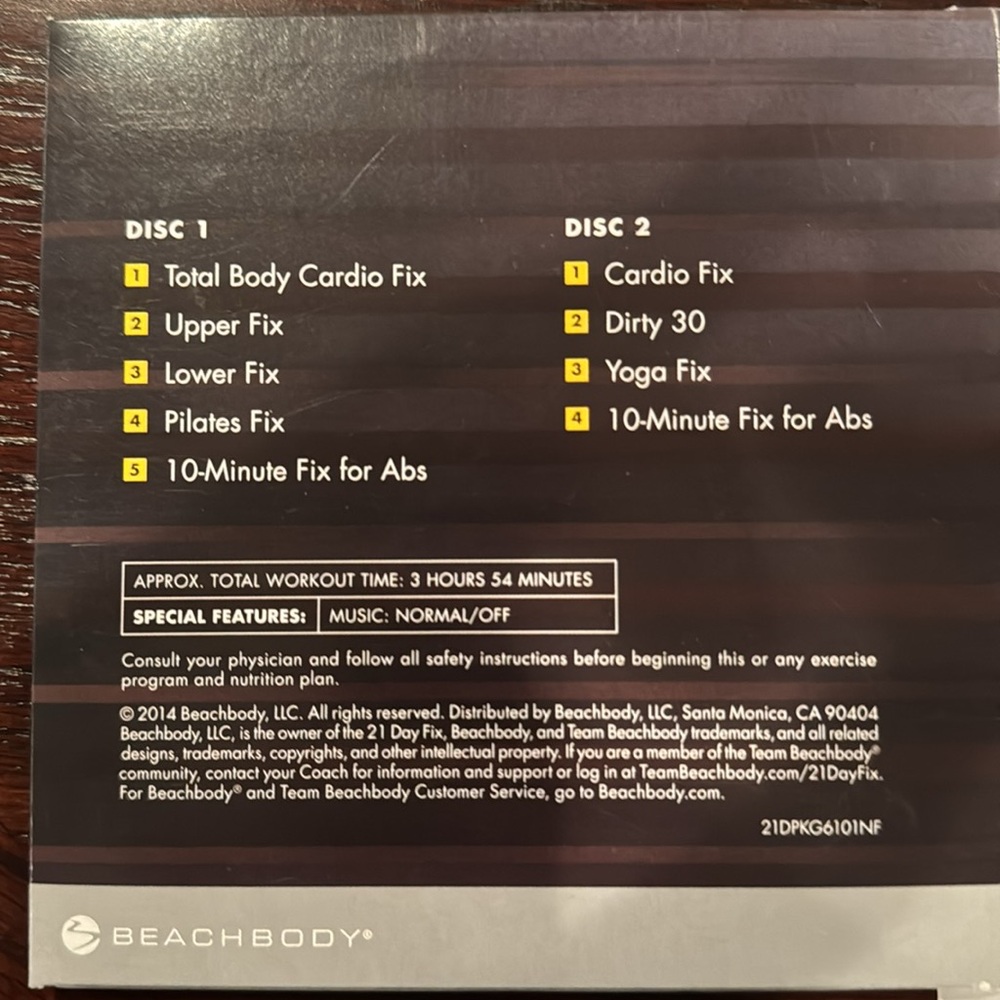 Beachbody 21 Day Fix Fitness DVDs - Picture 2 of 2
